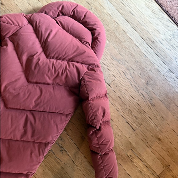 Wilfred Long down Puffer Coat burnt orange burnt red - Picture 9 of 16